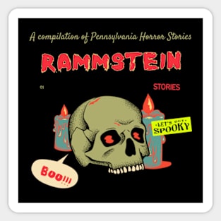 rammstein ll horror story Sticker